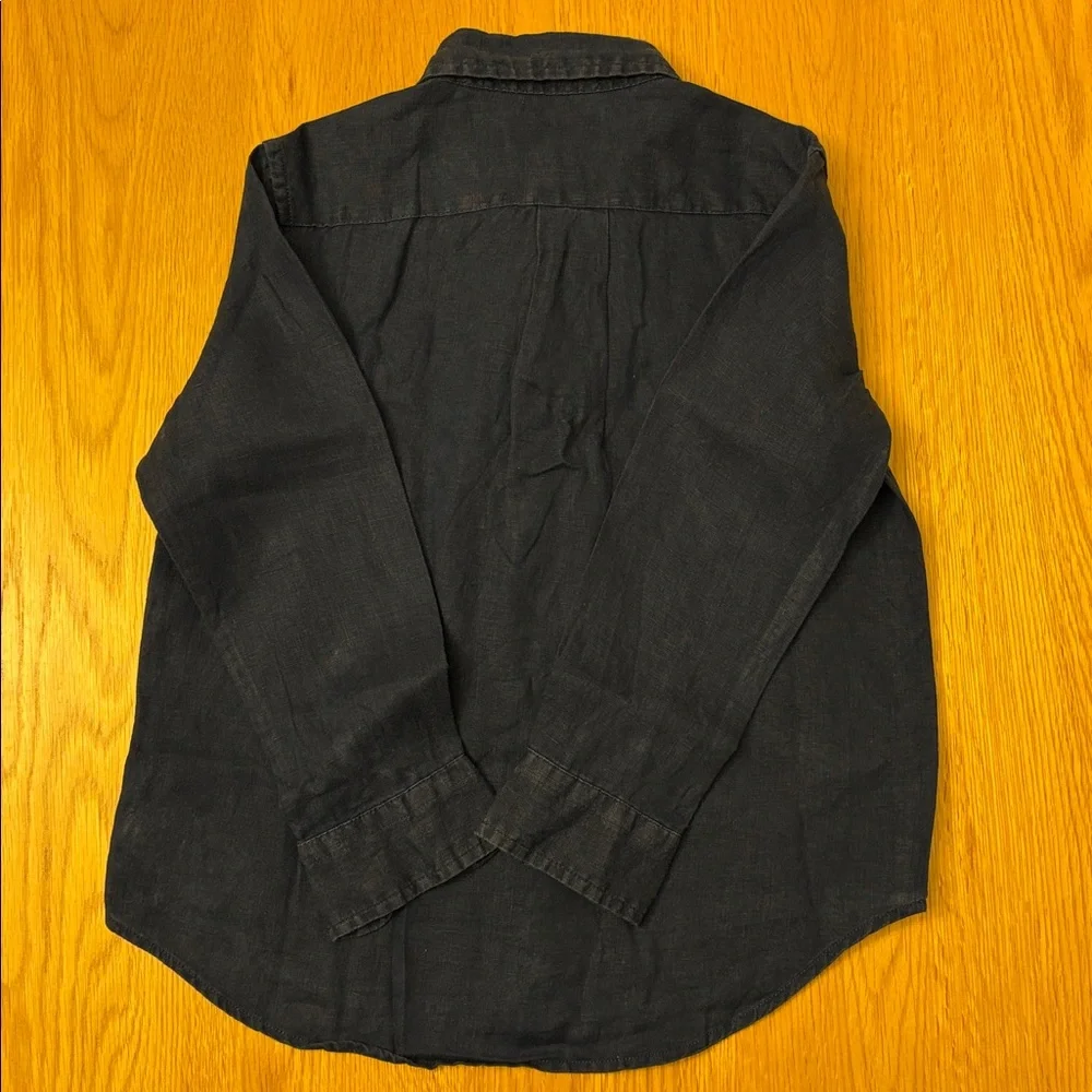 Ralph Lauren Boys  Navy Linen Shirt - size 5